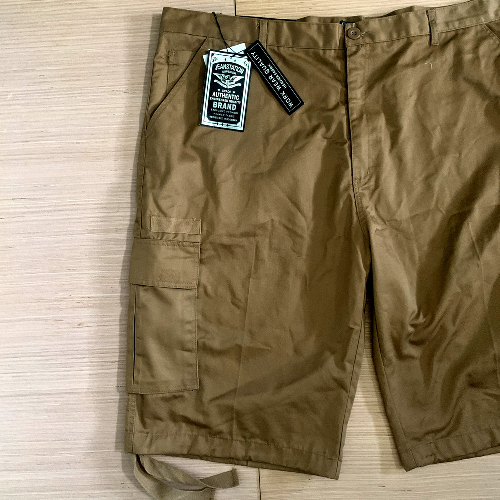 Jeanstation Superior Men's Size 50 Flat Front Cargo Shorts Big & Tall Brand New - Picture 12 of 16